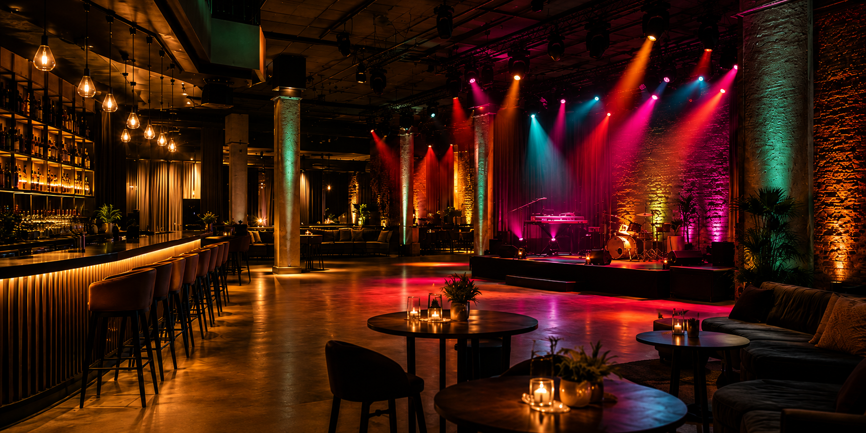 Best lighting for bars, venues and events