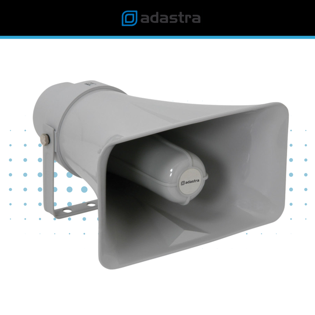 15W 100V Rectangular Horn Speaker for Outdoor PA Systems