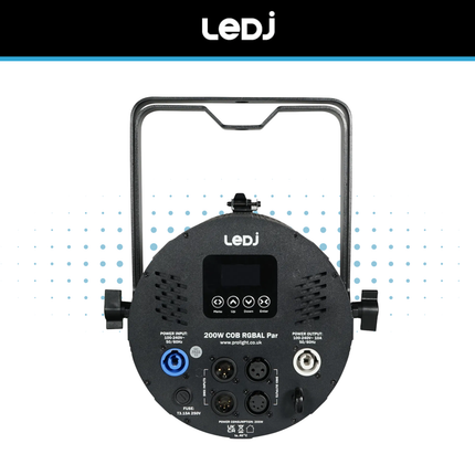 LEDJ 200W COB RGBAL LED Par Wash Light