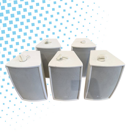 5x Apart MASK 8 Loudspeakers with 4x Brackets - Used