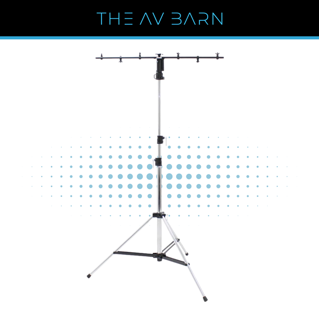 3 Section Lighting Tripod Stand - Chrome