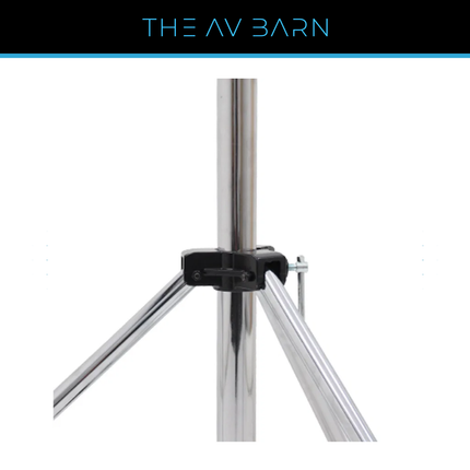 3 Section Lighting Tripod Stand - Chrome