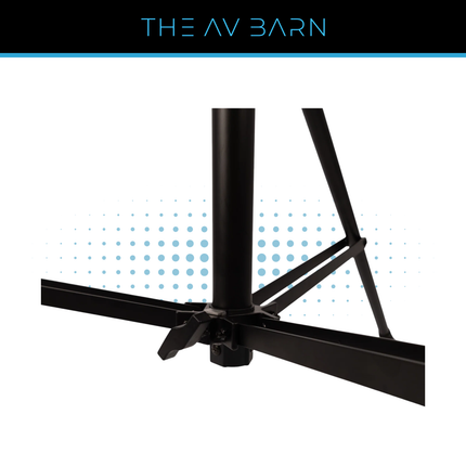 3 Section Lighting Tripod Stand - Black