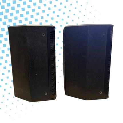 4x DAP XI-8 Black Loudspeakers with Brackets - Used