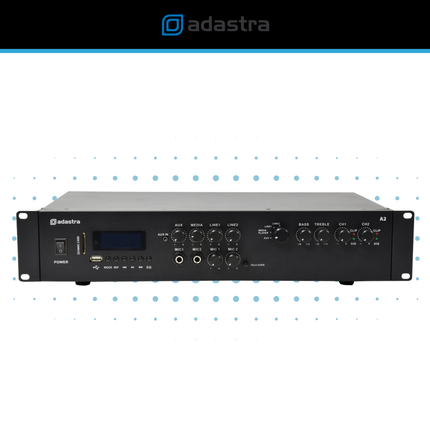 Adastra A2 2 x 200W Stereo PA Amplifier