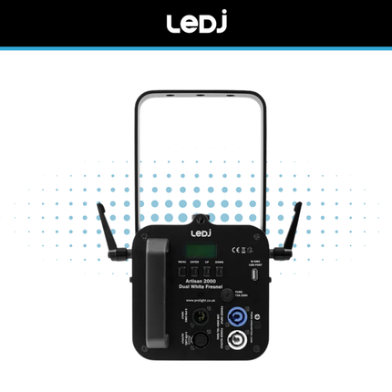LEDJ Artisan 2000 Dual White 200W LED Fresnel