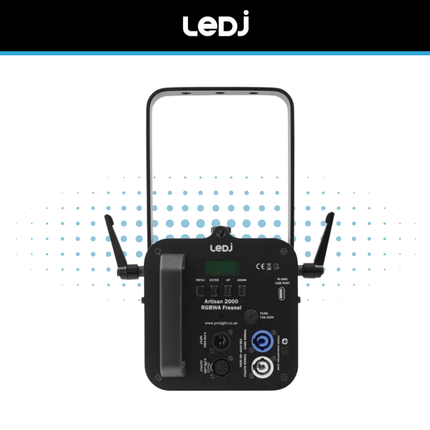 LEDJ Artisan 2000 RGBWA 200W LED Fresnel