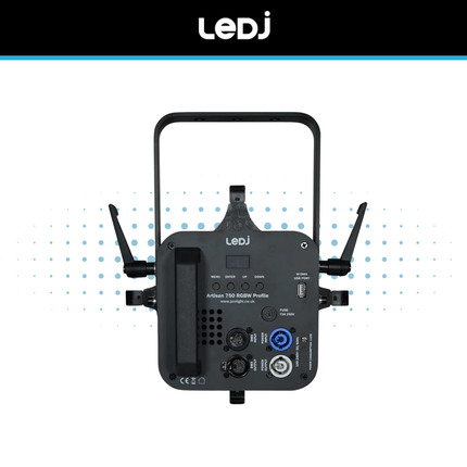 LEDJ Artisan 750 RGBW 100W LED Profile Spot Light