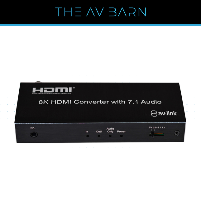 AV:Link 8K HDMI Audio Extractor