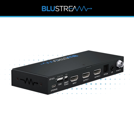 Blustream SP12CS 2 Way 4K HDMI Splitter | 4K 60Hz HDMI 2.0 Smart Scaling Splitter