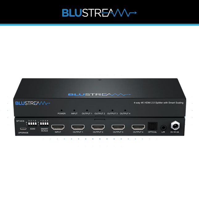 Blustream SP14CS 4 Way 4K HDMI Splitter