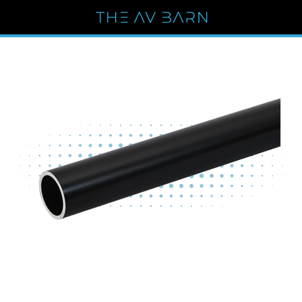 Black Aluminium Tube 50mm - Various Lengths
