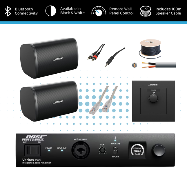 Bose Professional Compact Background Music System Kit