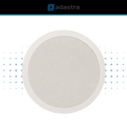 Adastra 100V Ceiling Speaker Background Music System with Compact UX240 Amplifier