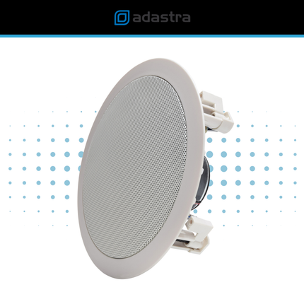 Adastra 2-Zone 100V Ceiling Speaker Background Music System