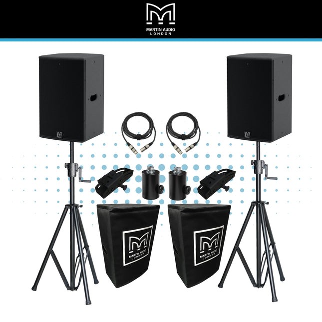 Martin Audio CDD LIVE 15 Powered PA System Kit