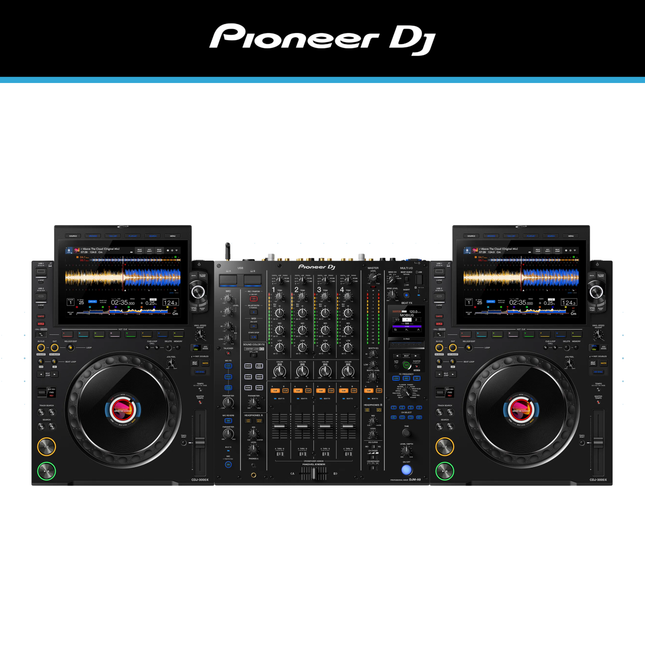 AlphaTheta CDJ-3000X and Pioneer DJ DJM-A9 Professional Club DJ System