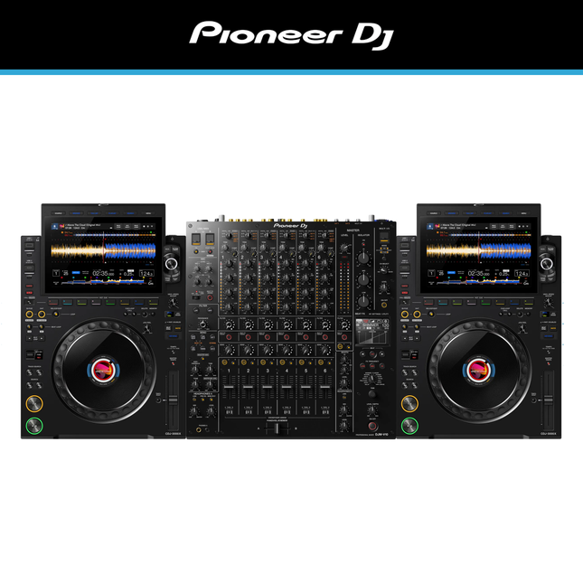 AlphaTheta CDJ-3000X and DJM-V10 Professional Club DJ System