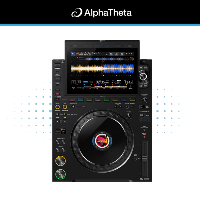 AlphaTheta CDJ 3000X Professional DJ Multi Player