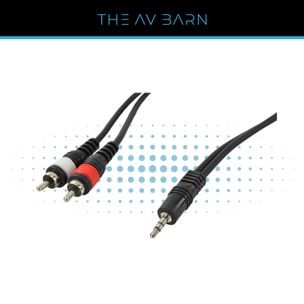 3.5mm Stereo Jack to 2x Phono RCA Lead