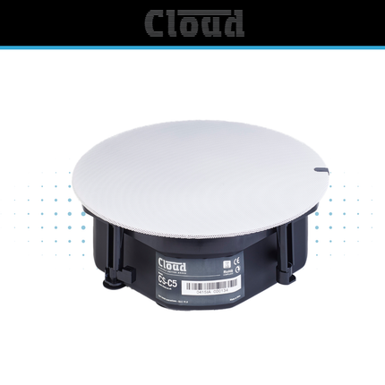 Cloud CS-C5 5-Inch Commercial In-Ceiling Speaker - Black or White