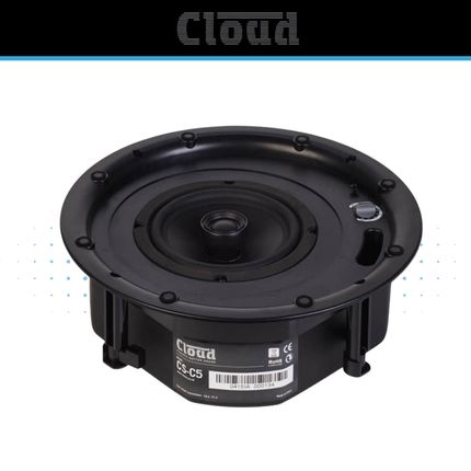 Cloud Four-Zone Background Music System with 5” Ceiling Speakers & Central Wall Control