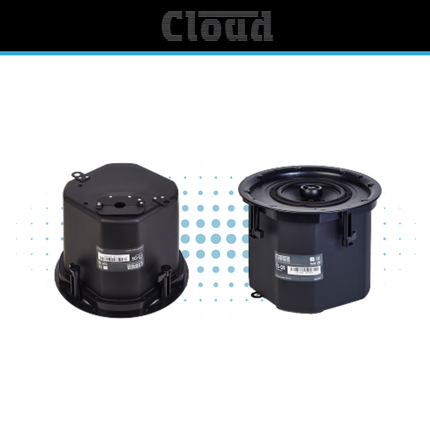 Cloud Dual-Zone Background Music System with 6” Ceiling Speakers & Bluetooth