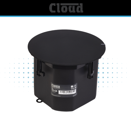 Cloud CS-C6B / CS-C6W 6-Inch Commercial In-Ceiling Speaker – Black or White