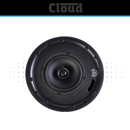 Cloud Dual-Zone Background Music System with 6” Ceiling Speakers & Bluetooth