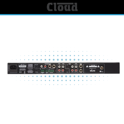 Cloud MX141M 1U Stereo Audio Mixer with Bluetooth & Media Player