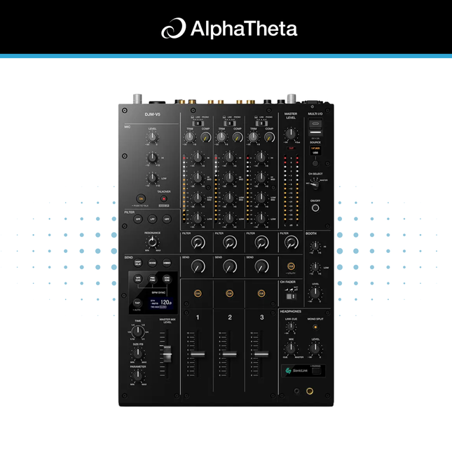 AlphaTheta DJM V5 Professional 3 Channel DJ Mixer