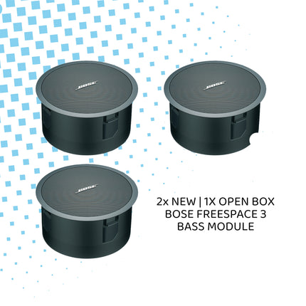 3x Bose FreeSpace 3 Series II Bass Modules - Black - Brand New!