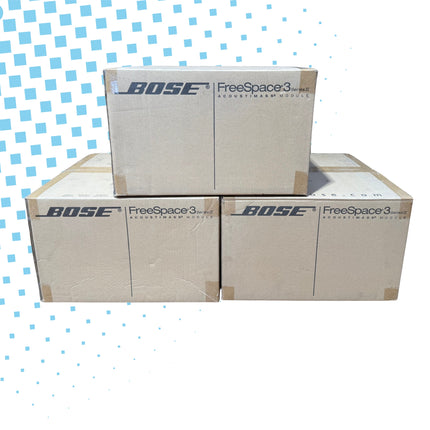 3x Bose FreeSpace 3 Series II Bass Modules - Black - Brand New!