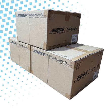3x Bose FreeSpace 3 Series II Bass Modules - Black - Brand New!