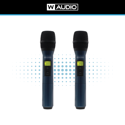 W-Audio DQM 600H 4-Way Handheld Radio Microphone System
