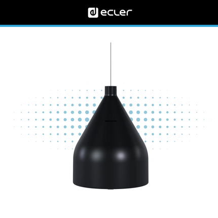 Ecler DROP6i 6.5-Inch 2-Way Pendant Speaker with 70/100V Transformer
