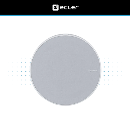 Ecler DROP6i 6.5-Inch 2-Way Pendant Speaker with 70/100V Transformer