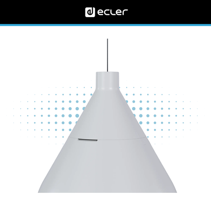 Ecler DROP6i 6.5-Inch 2-Way Pendant Speaker with 70/100V Transformer