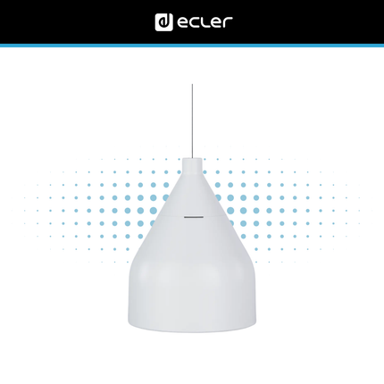 Ecler DROP6i 6.5-Inch 2-Way Pendant Speaker with 70/100V Transformer