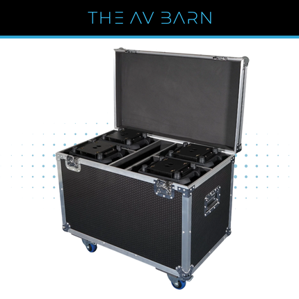 4 Way Fusion 200 Zoom Spot/Beam Flight Case