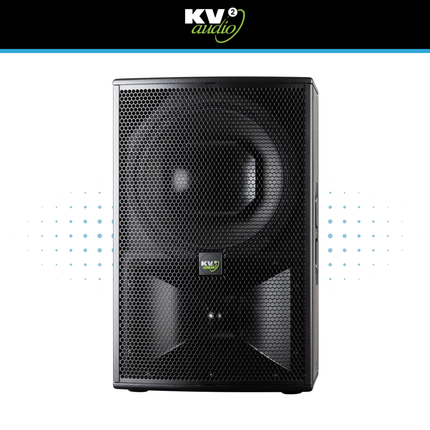 KV2 Audio EX15 15" 3-Way Active Full-Range Loudspeaker with Tri-Amplified 1000W Power