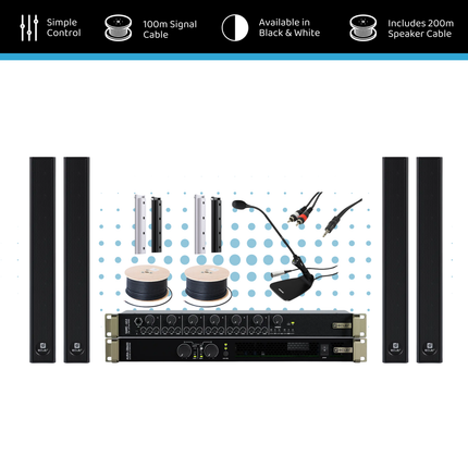 Ecler House of Worship Sound System Package