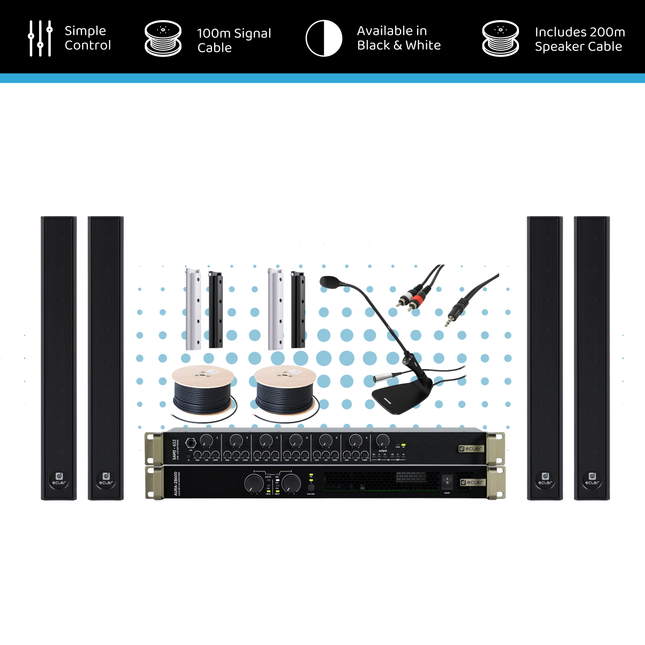 Ecler House of Worship Sound System Package