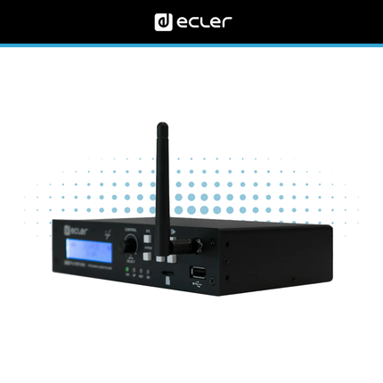 Ecler PLAYER ONE Network Audio Player with USB, MicroSD and Streaming