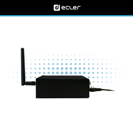 Ecler PLAYER ONE Network Audio Player with USB, MicroSD and Streaming