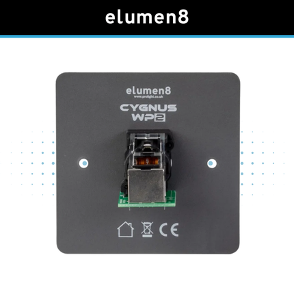 Elumen8 Cygnus WP2 Ethernet Wall Plate
