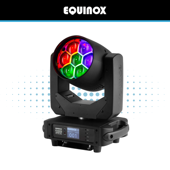 Equinox Fusion 300FXP Zoom Wash LED Moving Head