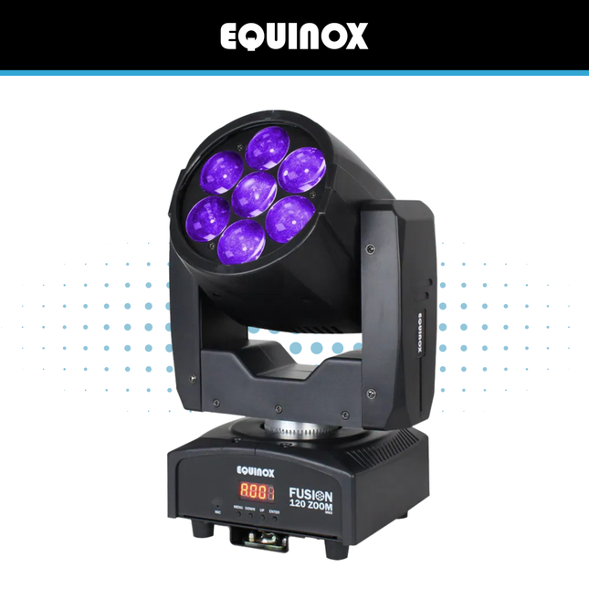 Equinox Fusion 120 Zoom LED Moving Head Wash