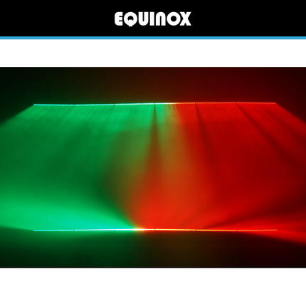 Equinox PIXELpoint 40 x 3W RGB LED Pixel Mapping Batten