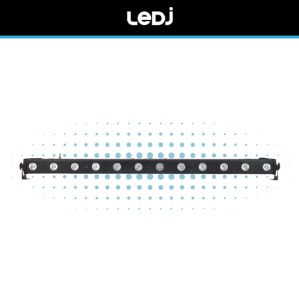 LEDJ Slimline 12Q5 RGBA/RGBW LED Batten Wash Light